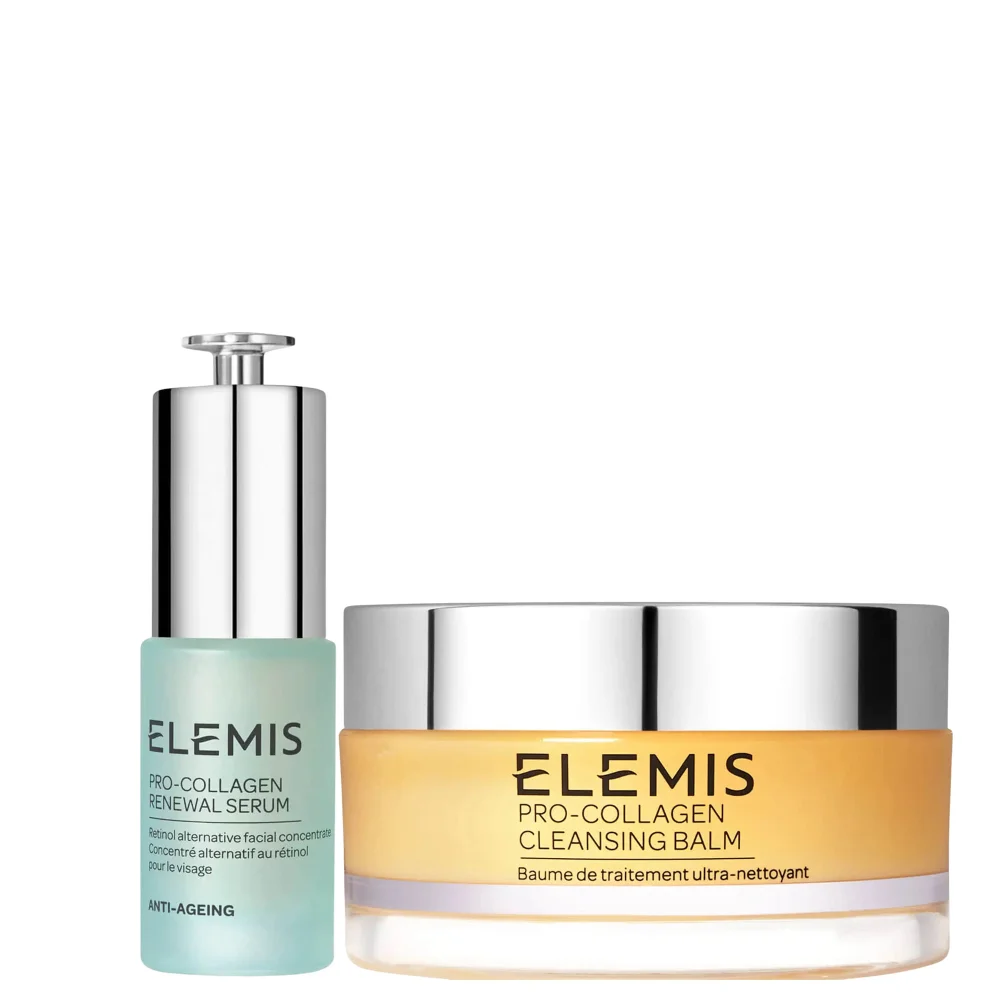 Elemis Power of Pro-Collagen Duo: Pro-Collagen Renewal Serum 15ml and Cleansing Balm 100g Immagine 1